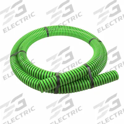 CONTINENTAL Suction and Discharge Hose: 1 1/4 in Hose Inside Dia., 50 psi, Black/Green - Thermoplastic Rubber Bulk Water Suction & Discharge Hoses with Polyethylene Helix Reinforcement