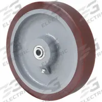 APPROVED VENDOR Caster Wheel: 8 in Wheel Dia., 1 3/4 in Wheel Wd, Polyurethane, 2,420 lb Load Rating (MPN 5VF41). Key specifications — Brand: APPROVED VENDOR; Wheel/Tread Color: Red.
