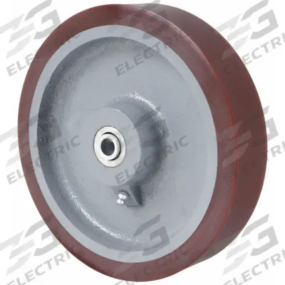 APPROVED VENDOR Caster Wheel: 8 in Wheel Dia., 1 3/4 in Wheel Wd, Polyurethane - Polyurethane Tread on Iron Core Wheels