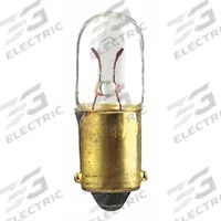 APPROVED VENDOR Incandescent Bulb: Incandescent, Miniature Bayonet (BA9s), (T) Tubular, T3-1/4, 755 (MPN 755-10PK). Key specifications — Light Color: White; Trade Number: 755; Voltage: 6.3V AC; Brand: APPROVED VENDOR; Bulb Shape: T3-1/4.