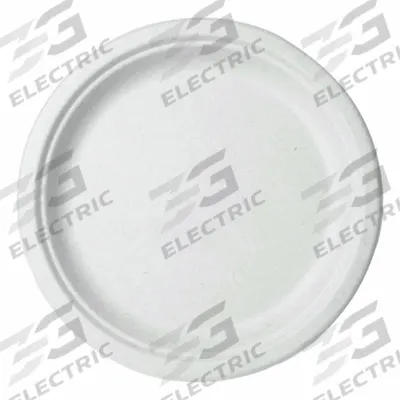 VEGWARE Plates: Natural Oatmeal, 10 in Disposable Plate Size, 1 Compartments - Compostable Fiber Plates