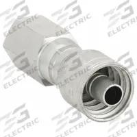 AEROQUIP Hydraulic Crimp Fitting: Steel x Steel, Straight, -4 For Hose Dash Size, NPTF x Crimp (MPN 1AA4PF4). Key specifications — Fitting Gender: Female x Genderless; Fitting Connection Type: NPTF x Crimp; Thread Size: 1/4"-18; For Hose Dash Size: -4; Brand: AEROQUIP.