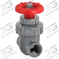 SPEARS Gate Valve: 3/4 in Size, PVC, Non-Rising, FIPS x FIPS, 200 psi CWP, Wheel, Solid Wedge (MPN 2011-007). Key specifications — Bonnet Material: PVC; Brand: SPEARS; Wedge Material: Polypropylene.