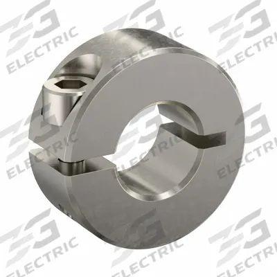 RULAND MANUFACTURING Shaft Collar: 1-Piece, Inch, Round, Clamp-On, 5/16 in Bore Dia - Stainless Steel Shaft Collars