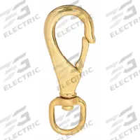 LUCKY LINE PRODUCTS Utility Spring Hook: 1 Snaps, Solid Gate, Bronze, 9/16 in Opening Size (MPN 4FCT6). Key specifications — Application Restrictions: Not For Lifting; Brand: LUCKY LINE PRODUCTS; Opening Type: Solid Gate.