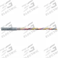 CHAINFLEX Data Cable: 22 AWG, 14 Conductors, Order by the Foot, PUR Jacket, 300 V (MPN CF240PUR-03-14). Key specifications — attr1141190: Copper; attr1141193: Single; attr1141160: 5 x OD; attr1141165: 8 x OD; attr1141168: No; attr1141174: 10 x OD; attr1141159: Flame Retardant; attr1141182: FT-1.
