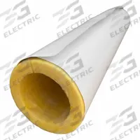 JOHNS MANVILLE Pipe Insulation: Tube, Fiberglass, Slit with Adhesive and Flap, 1 in Thick, 3 ft Lg (MPN 690448). Key specifications — attr936904: Plenum Rated; attr931831: JOHNS MANVILLE.