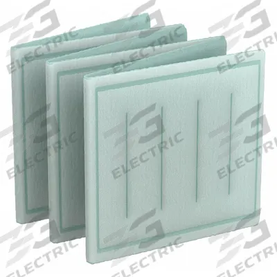 GRAINGER Link Air Filter: 24 in x 18 in x 1 in, 18 in Section Wd, 6 Sections, 2 Ply - MERV 8 Link Air Filters