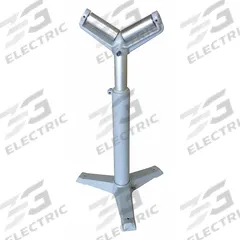 APPROVED VENDOR Material Support Stand: 12 3/4 in Overall Wd, 27 in Min. Ht, 42 in Max. Ht, Steel (MPN 33VE17). Key specifications — Brand: APPROVED VENDOR; Stand Material: Steel; Color: Gray.