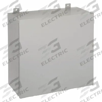 WIEGMANN Enclosure: Steel, 24 in x 24 in x 7 in, NEMA 12/13, Solid Cover - Steel Dust-Tight Enclosures