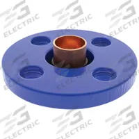 NIBCO Sweat Fitting Adapter: 3/4 in CTS x 3/4 in Pipe, Cup x Flange, Wrot Copper (MPN 9405305)