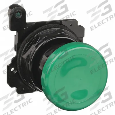 EATON Mushroom Head Push Button: 30 mm, Non-Metallic - Mushroom-Head Push-Button Operators
