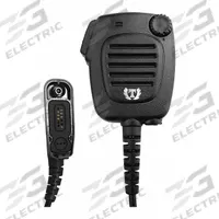 BANSHEE Speaker Microphone: Fits Motorola, 3.5 mm Jack, 24 in Cord, Push To Talk, Noise Cancelling (MPN JD-700X-TRBO1). Key specifications — Compatible Radio Series: APX 6000; Color: Black; Radio Connector Type: Multi Pin; Brand: BANSHEE; Manufacturer Part Number: JD-700X-TRBO1; Push To Talk: Yes.
