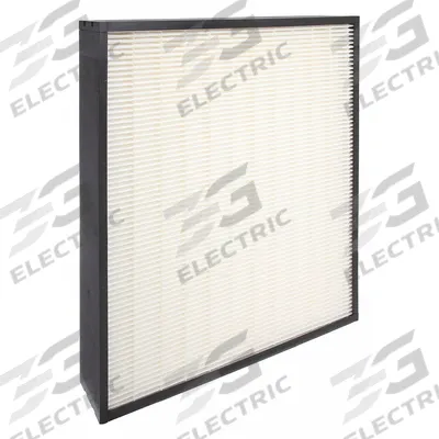 GRAINGER Minipleat Air Filter: 24 in x 24 in x 4 in, Synthetic, Plastic, No Header - MERV 14 Minipleat Air Filters