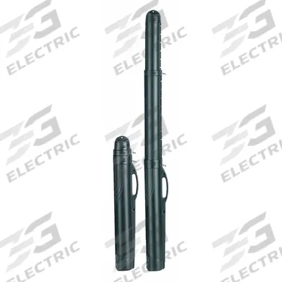 PLANO MOLDING Protective Tube Case: 88 in Overall Lg, 9 3/4 in Overall Wd, Black - Protective Tube Cases