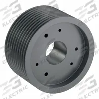 APPROVED VENDOR V-Belt Pulley: 5V1320, 10 Groove, 13.2 in OD, Bushed Bore, J, Quick Detachable (MPN 105V1320J). Key specifications — Pulley Industry Number: 5V1320; Pitch Diameter: 13.2 in (5V); For Belt Section (broad, with similar types): 5V or 5VX.