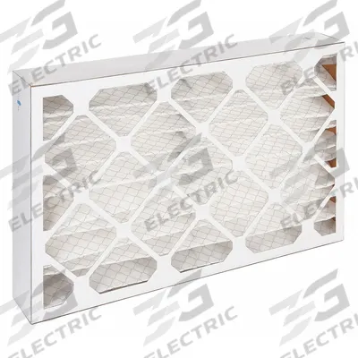 GRAINGER Pleated Air Filter: 16 in x 25 in x 4 in, MERV 10 - MERV 10 Pleated Air Filters