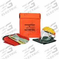 PIG OBSIDIAN Battery Containment Bag Kit: 14 in x 16 1/2 in, Orange, High Visibility (MPN BAT322). Key specifications — Brand: PIG OBSIDIAN; Includes: Smoke Contaminant Bag.
