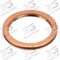 Sealing Washer: M12 Screw Sz, Copper, Copper Seal, 12 mm Inside Dia, 16 mm Outside Dia, 50 PK (MPN M50301.120.0016). Key specifications — Brand: APPROVED VENDOR; Product Type: Sealing Washer; System of Measurement: Metric; Seal Material: Copper; Pack Size: Small Pack.