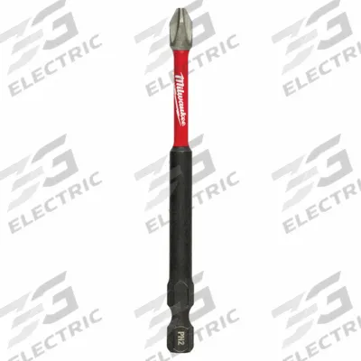 MILWAUKEE Impact Bit: Impact Bit, Imperial, PH2 Bit Industry Size, #2 Bit Size, Std - Impact Bits
