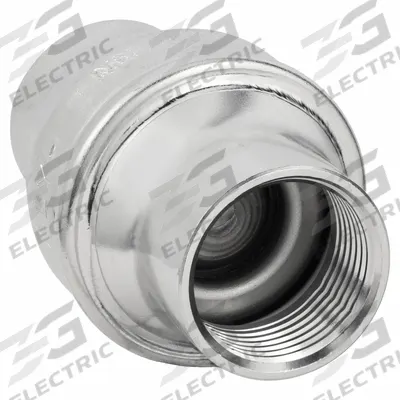 BONOMI Check Valve: Swing, Inline Valve Body, 1 in Pipe Size, FNPT x FNPT, 316 Stainless Steel - 316 Stainless Steel Inline Disc Check Valves