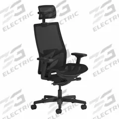 HON Office Chair: Ignition 2.0, Ht/Left/Right Slide, Black, Fabric & Mesh Material, 29 in Back Ht (MPN HONI2MSKY2IMTHR). Key specifications — attr995518: Ignition 2.0; attr982877: Black; attr982913: No; attr982865: Black; attr982870: HON; attr982901: Black.
