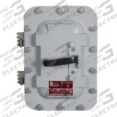 APPLETON ELECTRIC Hazardous Location Circuit Breaker: 3 Poles, 30 A Amps, 480V AC, 18kA at 240V AC (MPN AEAB13430C). Key specifications — Max. AIR Rating: 18kA at 240V AC; Circuit Breaker Included: Cutler-Hammer; Brand: APPLETON ELECTRIC; AC Voltage Rating: 480V AC; Frame Size: 100/EHD.
