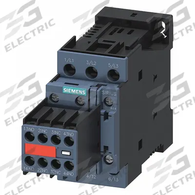Siemens Power Contactor: 3 Poles, 24V DC, 25 A - Safety Contactors