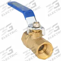 APPROVED VENDOR Manual Two-Way Ball Valve: 1/2 in, Straight, FNPT x FNPT, Full Port Ball Port, Lever (MPN 32J029). Key specifications — Brand: APPROVED VENDOR; Handle: Lever.