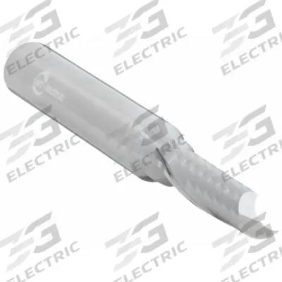 ONSRUD Solid Router Bit: Spiral O-Flute Upcut, 3/16" Cut Dia - Spiral O-Flute Router Bits for Aluminum