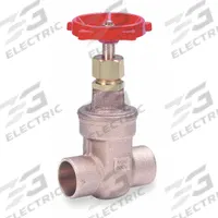 MILWAUKEE VALVE Gate Valve: 2 in, Bronze, Non-Rising, Sweat x Sweat, 200 psi Max. Pressure (CWP) (MPN 115 2). Key specifications — Wedge Material: Bronze; Brand: MILWAUKEE VALVE; Bonnet Material: Bronze.
