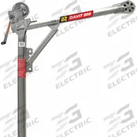 OZ LIFTING PRODUCTS Davit Crane: Steel, Manual, 500 lb Max. Load Capacity, 3.3 ft to 5.6 ft (MPN OZ500DAV). Key specifications — Material: Steel; Brand: OZ LIFTING PRODUCTS; Body Material: Steel.