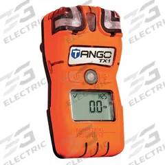 INDUSTRIAL SCIENTIFIC Single-Gas Detector: Adj, IP66/IP67, INDUSTRIAL SCIENTIFIC Tango TX1, Lithium (MPN TX1-5). Key specifications — Gas Detected: Hydrogen Sulfide; Housing Color: Orange; Battery Chemistry: Lithium.