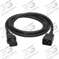 EATON TRIPP LITE Power Cord: 6 ft Lg, 3/12, Non-NEMA Plug, C20 Plug, Non-NEMA Receptacle, SJT, PVC (MPN P035-006). Key specifications — Brand: EATON TRIPP LITE; Jacket Material: PVC.
