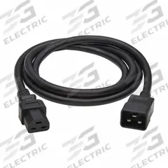 EATON TRIPP LITE Power Cord: 6 ft Lg, 3/12, Non-NEMA Plug, C20 Plug, Non-NEMA Receptacle, SJT, PVC (MPN P035-006). Key specifications — Brand: EATON TRIPP LITE; Jacket Material: PVC.