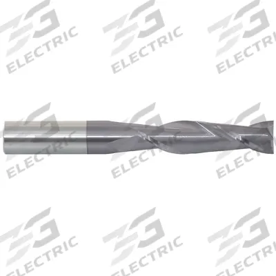 APPROVED VENDOR Square End Mill: Carbide, AlTiN Coated, 2 Flute, 1/8" Mill Dia, 1" LOC - General Purpose Carbide Square End Mills