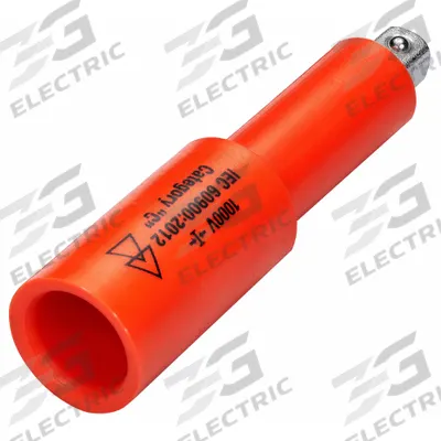 ITL Insulated Socket Extension: 1/4 in Input Drive Size, 1/4 in Output Drive Size - Insulated Hand Socket Extensions