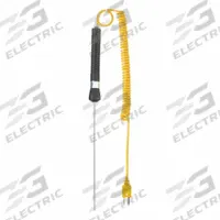REED INSTRUMENTS Thermocouple Bead Probe: -58°F to 1,112°F /-50°C to 600°C, 6.1 in Probe Lg, Type K (MPN R2950). Key specifications — Brand: REED INSTRUMENTS; Accuracy: ±3.96 °F @ -58 to 560 °F; Handle Type: Straight.