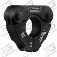 MILWAUKEE Press Ring: 1 in Pipe, 304 Stainless Steel/316 Stainless Steel/Black Iron, Std Tool Types (MPN 49-16-2652BX). Key specifications — attr518773: Press Ring; attr537224: 1 in; attr518762: 316 Stainless Steel; attr518771: Steel; attr518761: Viega; attr518760: MILWAUKEE.