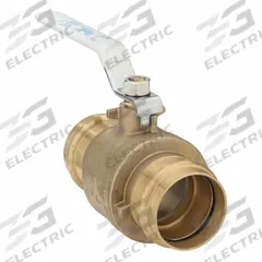 APOLLO Manual Two-Way Ball Valve: 2 in, Brass, Straight, Press x Press, 250 psi Max. Pressure (CWP) (MPN 94VLF10801B). Key specifications — Brand: APOLLO; Handle: Lever.