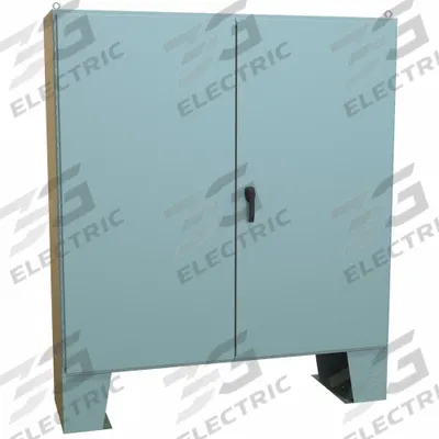 HAMMOND Electrical Enclosure: Steel, 72 in x 72 in x 21 in, NEMA 12, w/Panel, Solid Cover - Steel Dust-Tight Enclosures