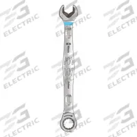 WERA Combination Wrench: Alloy Steel, Nickel Chrome, 11 mm Head Size, 6 1/2 in Overall Lg, Reversing (MPN 05073271001). Key specifications — attr309600: 11 mm; attr309611: Nickel Chrome; attr309610: Alloy Steel; attr309604: Yes; attr309612: No; attr309613: No; attr309615: No; attr324932: WERA.