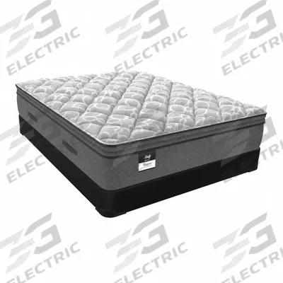 SEALY Bed Mattress: Full, Soft, Knit Fabric, 11 1/2 in Overall Ht, 54 in Overall Wd - Dunmore by Sealy