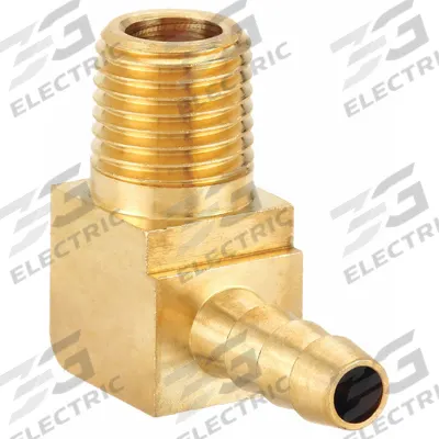 SPEEDAIRE Barbed Hose Fitting: For 1/4 in Hose I.D., Hose Barb x NPT - Brass Multipurpose (Air, Water, Chemical) Rigid Barbed Hose Fittings