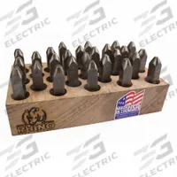 C.H. HANSON Hand Stamp Kit: Ampersand (&)/A thru Z, 1/8 in Character Ht, 3 1/2 in Shank Lg, Steel (MPN 21730). Key specifications — Material: Steel; Brand: C.H. HANSON; Characters Included: A thru Z.