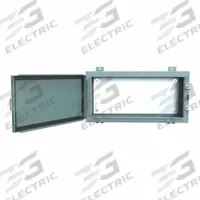 HAMMOND Electrical Enclosure: Steel, 12 in x 24 in x 6 in, NEMA 12/13, w/Panel, Solid Cover, Hinged (MPN 1418A6). Key specifications — Brand: HAMMOND; Closure Method: Clamps; Knockouts: Not Included.