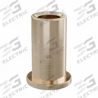 Flanged Sleeve Bearing: Bronze, SAE 841, 1/4 in Bore, 3/8 in OD, 3/4 in Lg, -35°F to 300°F, 10 PK (MPN FF317-04B). Key specifications — System of Measurement: Inch; Material Grade: SAE 841; Flange Type: Flanged; Brand: OILITE.