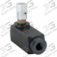 PARKER Hydraulic Flow Control Valve: 25 gpm Max Flow Rate, 3/4 in NPT, 3/4 in NPT, Steel, Control (MPN PCM1200S). Key specifications — attr1018158: Pressure; attr1018114: Rotary Knob; attr1018116: Steel; attr1018117: PARKER.