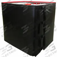FLEXOTHERM Tote Heater: 115V AC, 842.77 W Watts, 158°F, 275 gal, IP66, IBC Totes (MPN HVB-A-12-412-184-070-00-458). Key specifications — Brand: FLEXOTHERM; For Container Capacity: 275 gal; For Container Type: IBC Totes; IP Rating: IP66; Current Rating: 7.33 A.