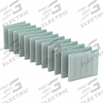GRAINGER Link Air Filter: 16 in x 18 in x 1 in, 18 in Section Wd, 24 Sections, 2 Ply - MERV 8 Link Air Filters